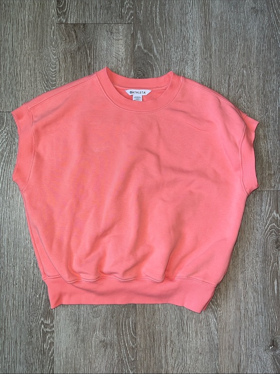 Athleta Tops - Athleta Coral Crewneck Sleeveless Pullover size small outdoorsy hiking yoga
